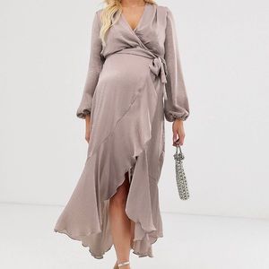 Maternity midi dress